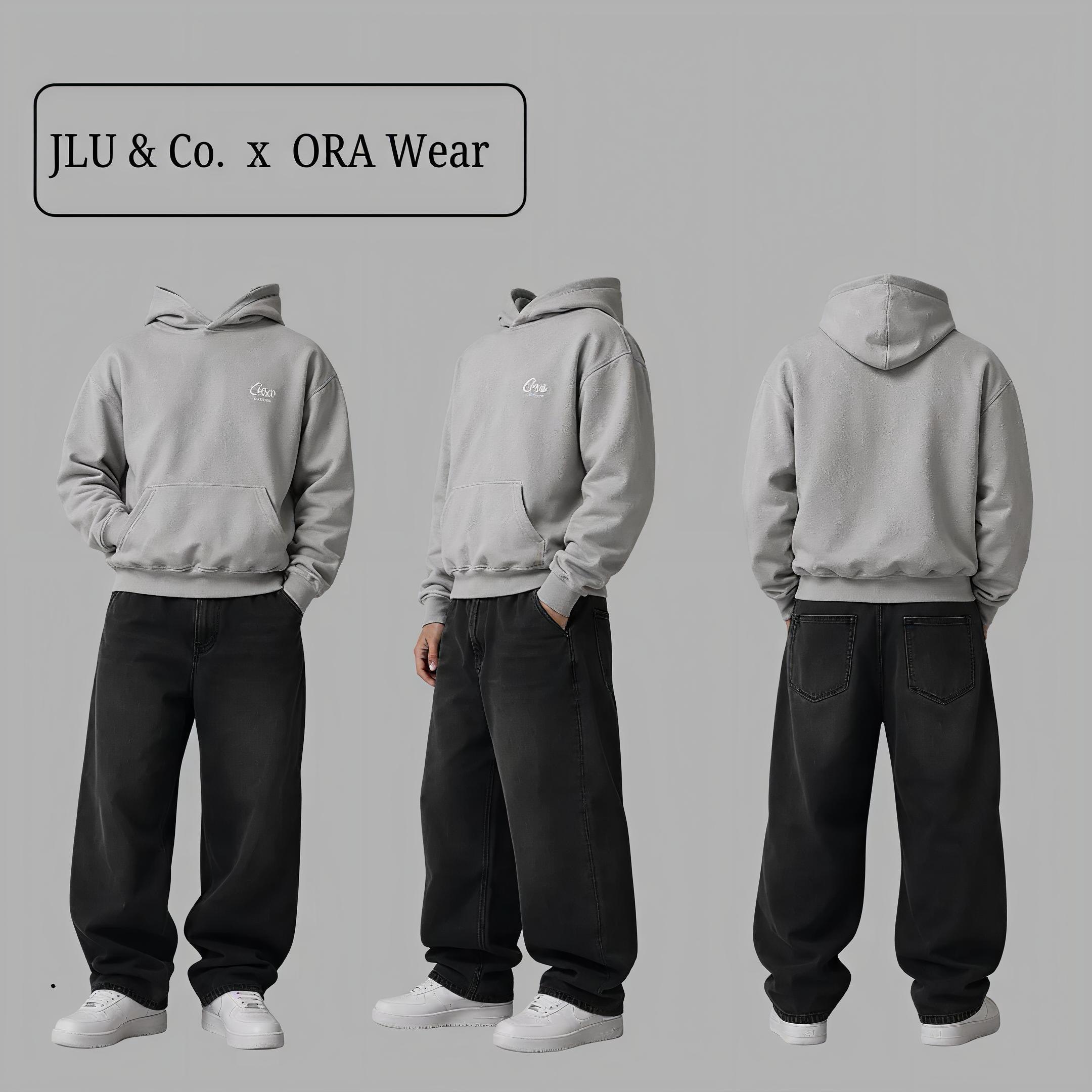 JLU & Co. X Ora Wear Semi-Cropped Hoodie