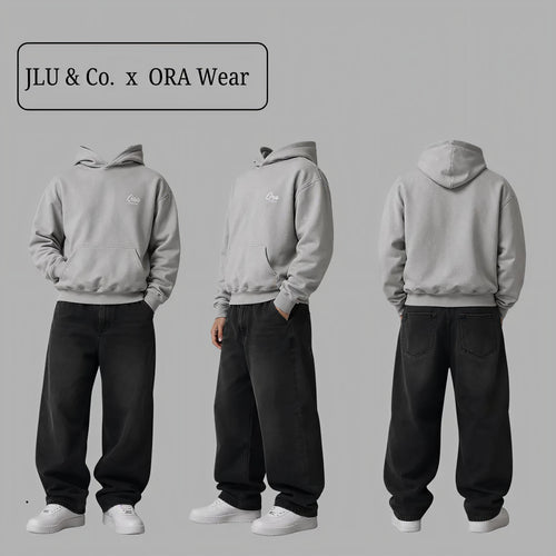 JLU & Co. X Ora Wear Semi-Cropped Hoodie